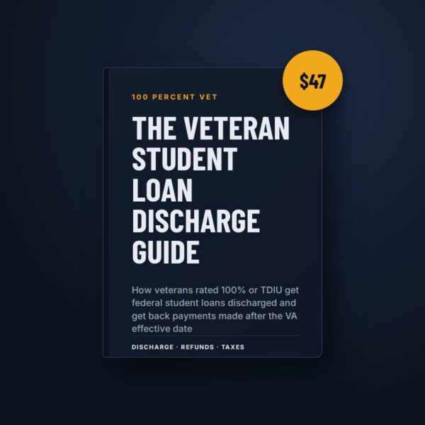 Cover of The Veteran Student Loan Discharge Guide